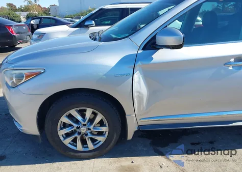 2014 Infiniti Qx60 Hybrid from USA, damaged, VIN 5N1CL0MN1EC512524